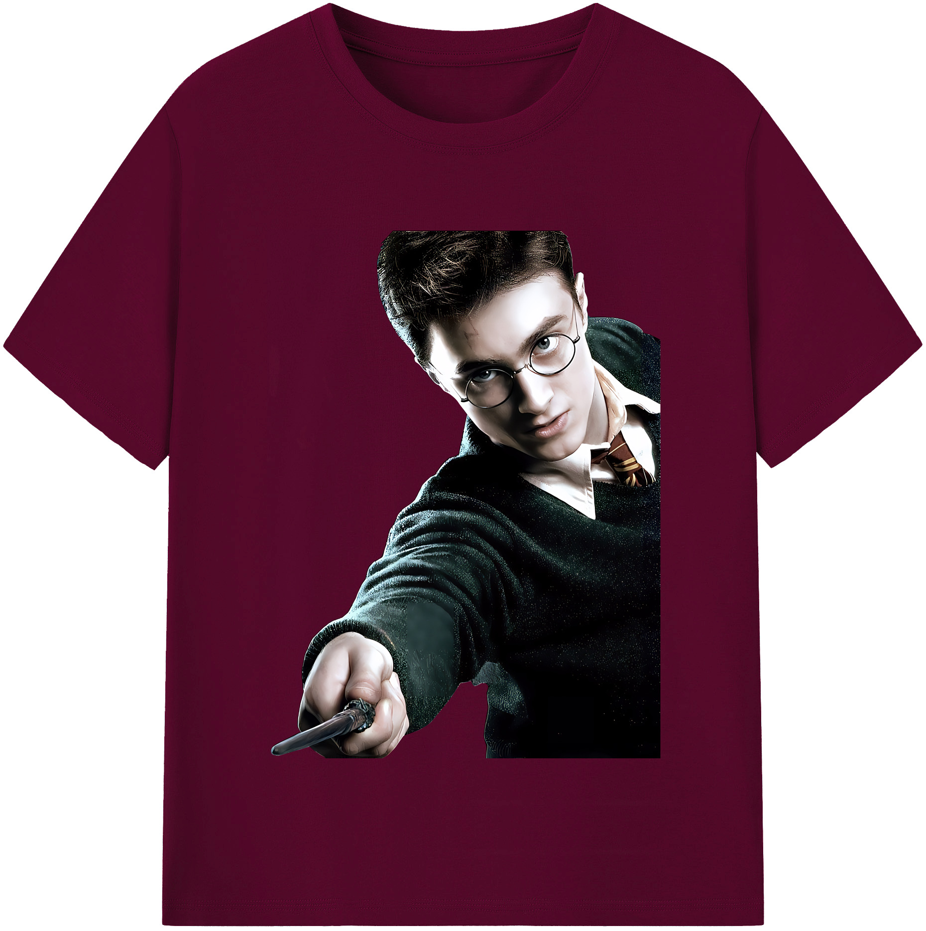 （画像用） Harry Potter ハリー・ポッターシリーズ レディースカジュアルプリントTシャツ（綿100％）